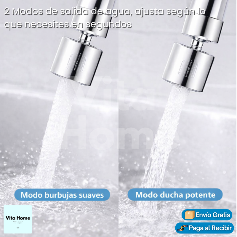 FlexiAqua™ | Extensión giratoria para grifos