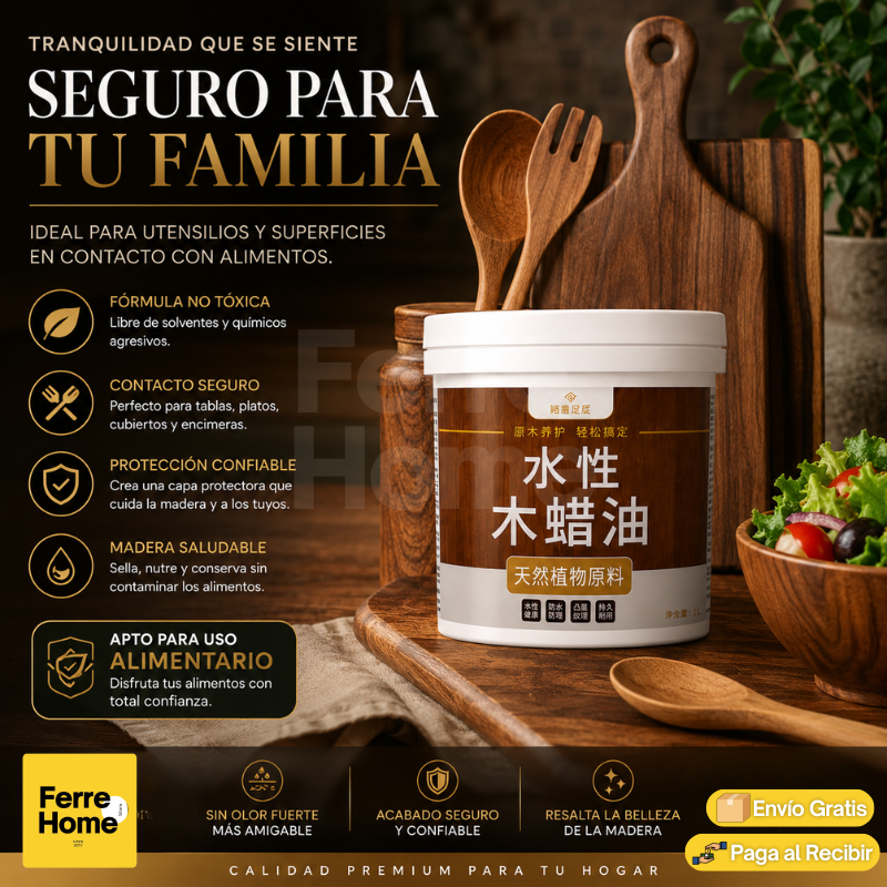 CeraVarnis Madera™ | Sellador de cera para maderas