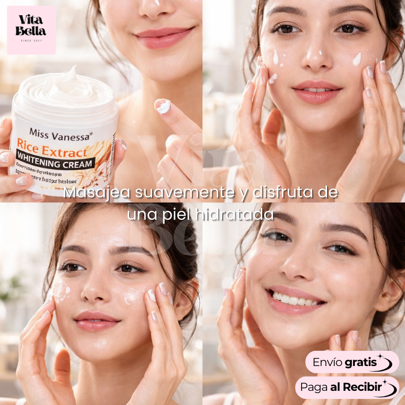 ArrozLuz™ | Crema blanqueadora con extracto de arroz
