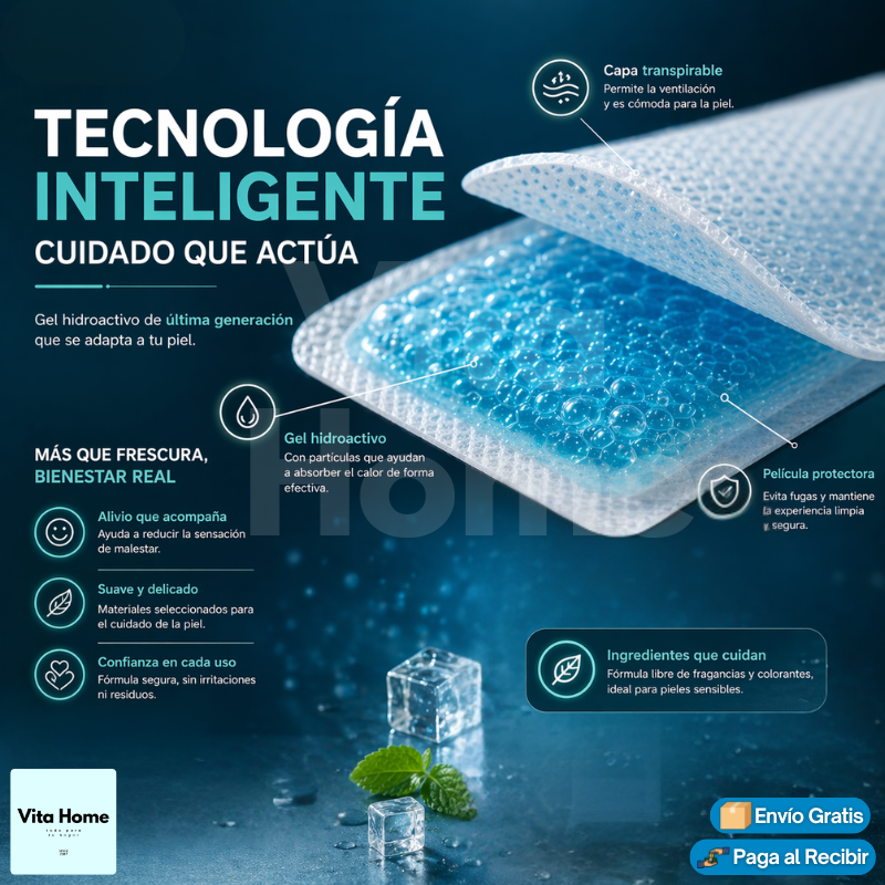 FebriGel™ | Parche de gel refrescante para bajar la fiebre