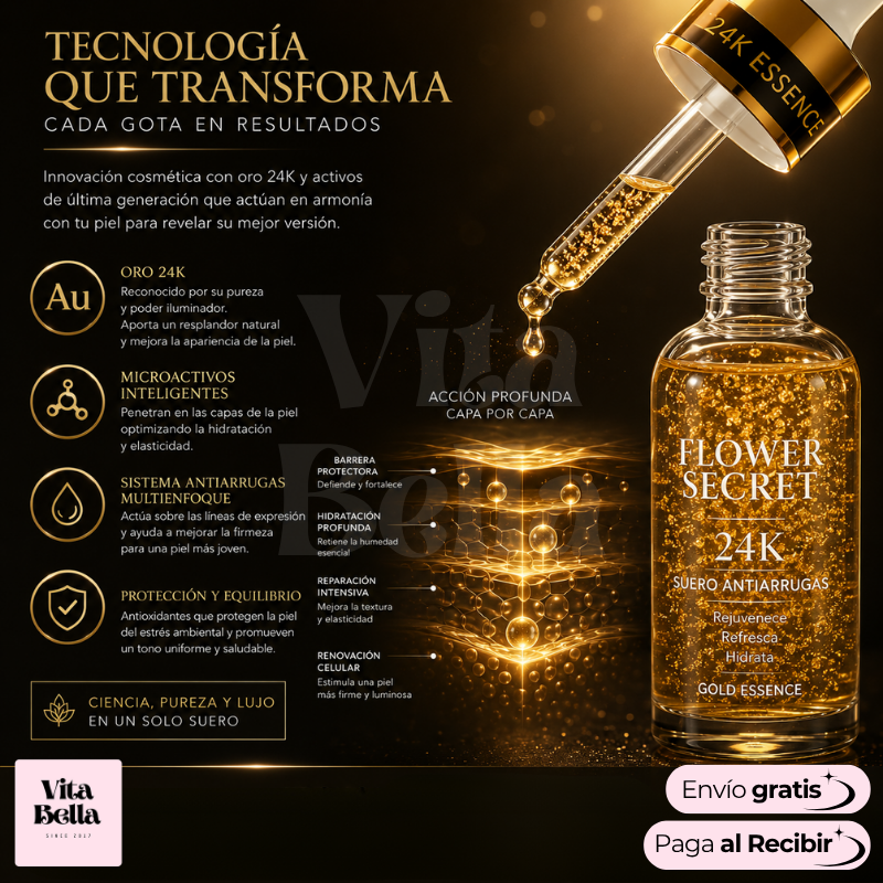 PielSerena™ | Serum revitalizante 24K + Limpiador masajeador (GRATIS)