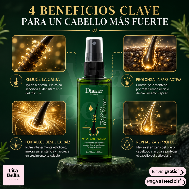 FortiCabello™ | Aceite capilar fortalecimiento-anticaída