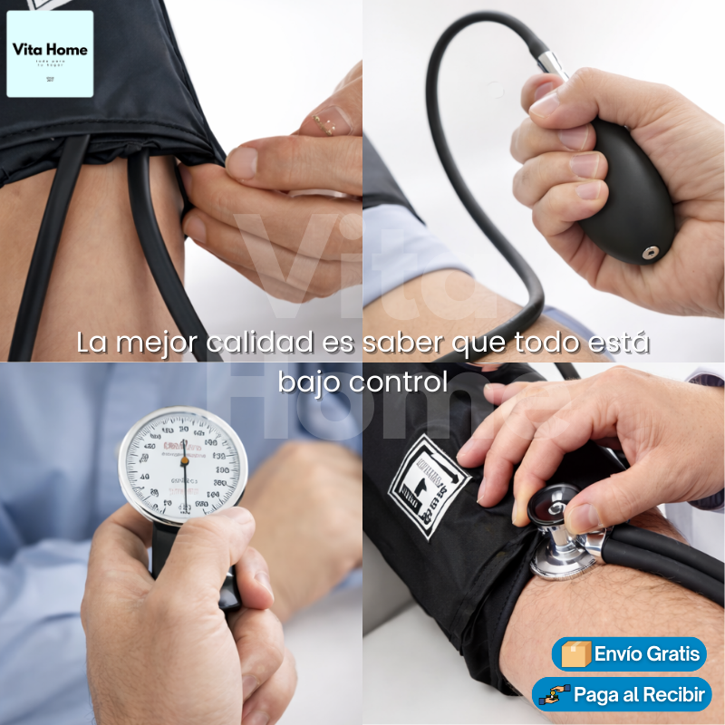 MediSalud™ | Toma de Presión Aneroide con Fonendoscopio incluido