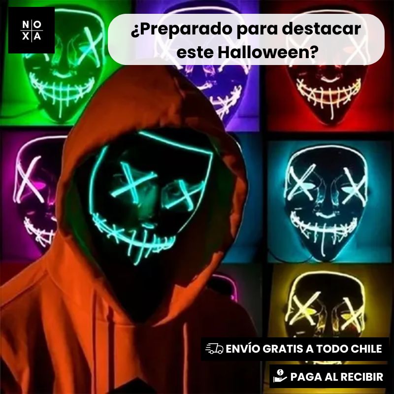 TerrorLight | Mascara Luz Led La Purga Halloween