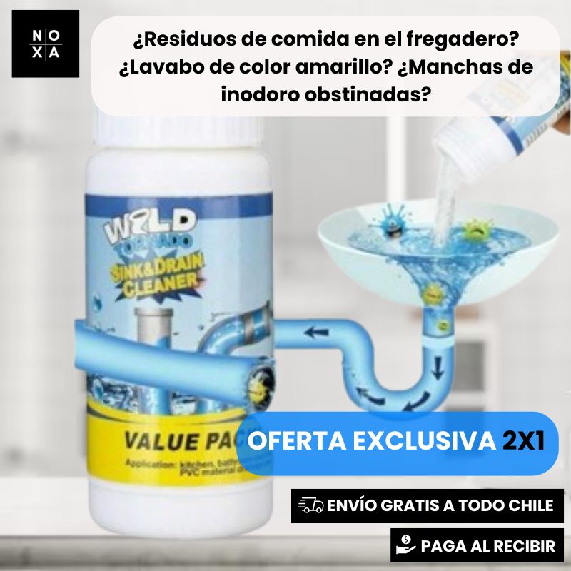 ⭐CleanStream (2x1) | Limpiador Drenaje Baño/Cocina