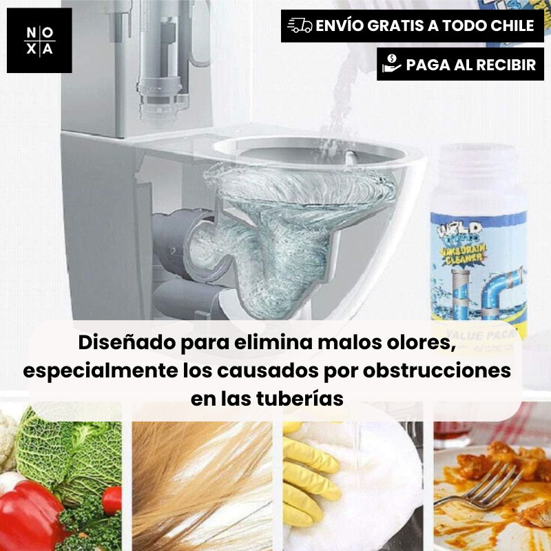 ⭐CleanStream (2x1) | Limpiador Drenaje Baño/Cocina