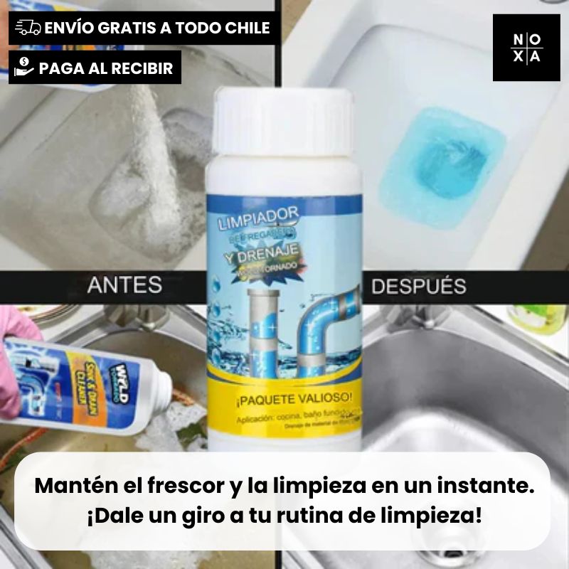 ⭐CleanStream (2x1) | Limpiador Drenaje Baño/Cocina