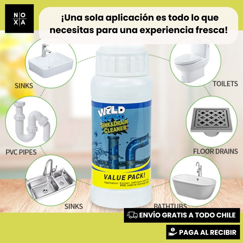 ⭐CleanStream (2x1) | Limpiador Drenaje Baño/Cocina
