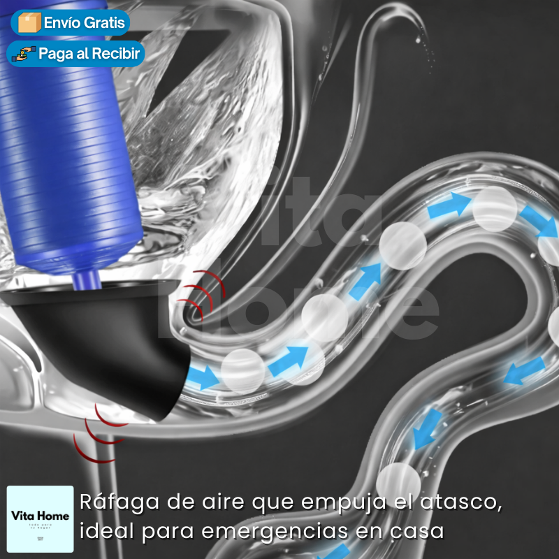 Sopapo Drenaplus™ | Dispositivo drenador de presión a aire