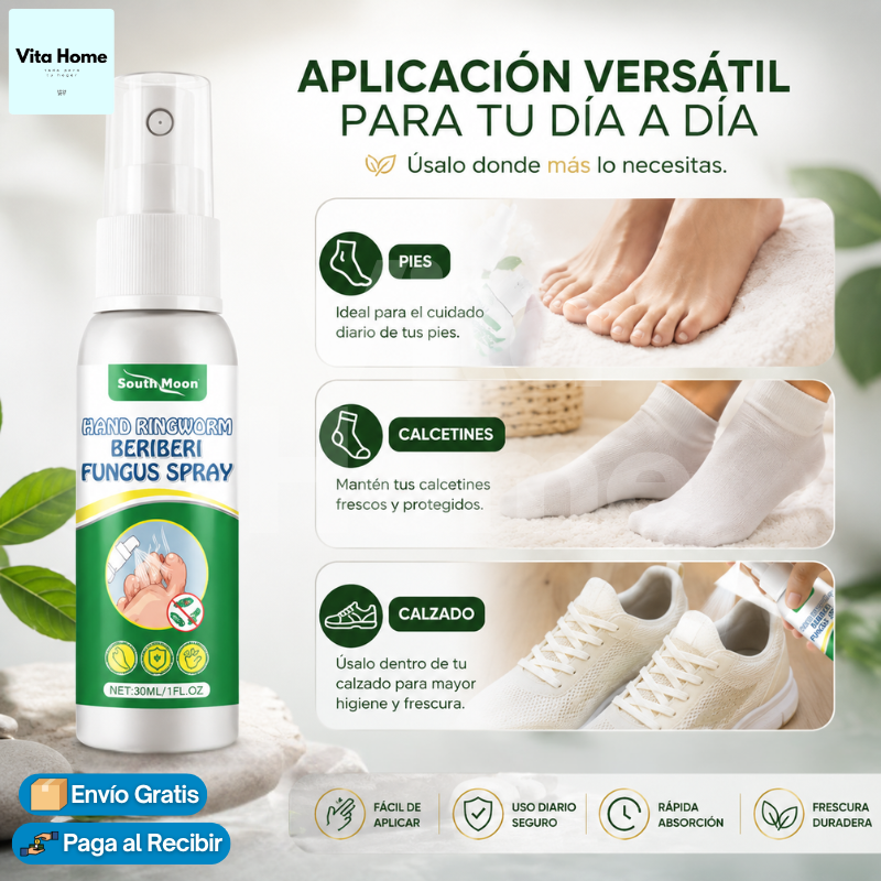 FungiFree™ | Spray anti-hongos y anti-picazón