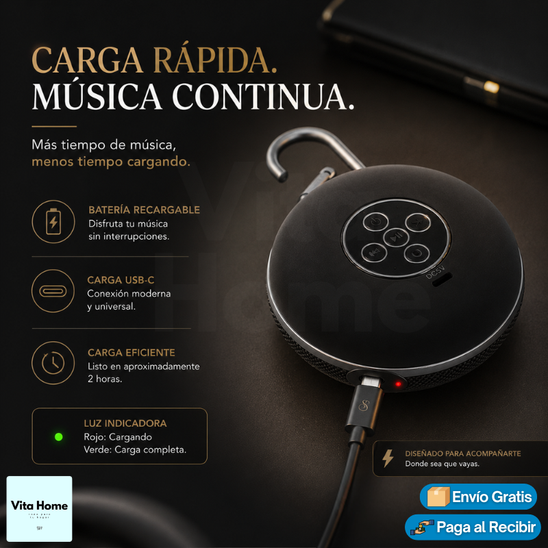 SantanaVision™ | Parlante Bluetooth portátil