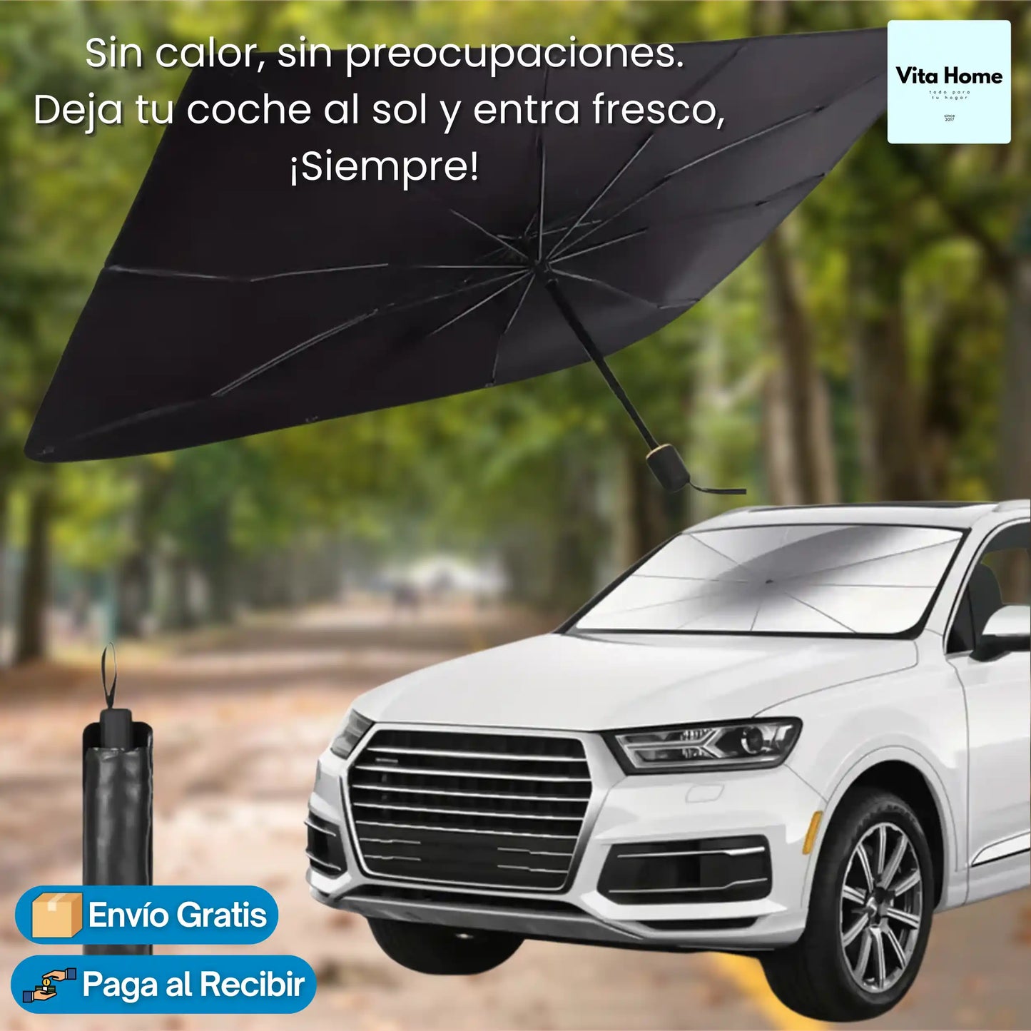 Suncar™☀️: Parasol Anti calor