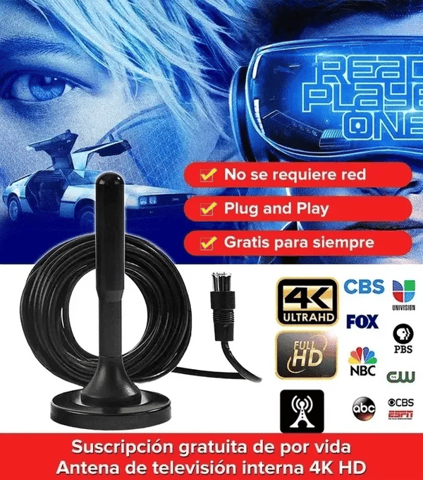 Universal TV™📺 - (Para todo televisor) +100 canales GRATIS 🎁