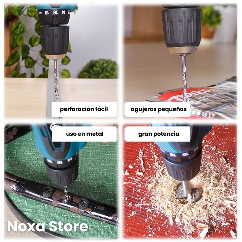 Taladro Destornillador Portátil UltraPro 3000™ + Pack Brocas (GRATIS) 🧰