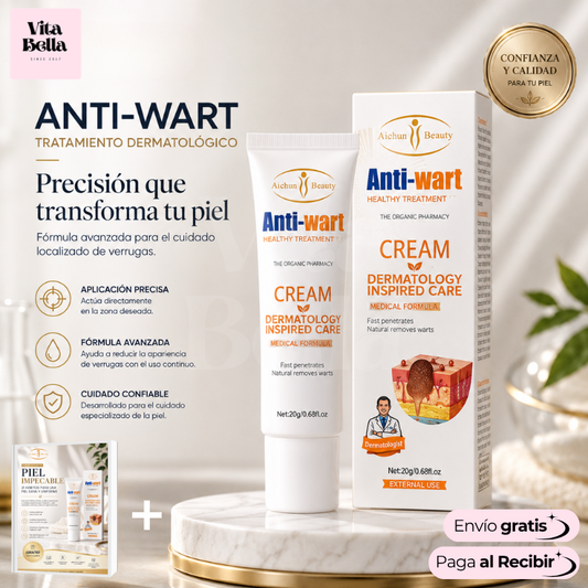 VerruStop™ | Crema Antiverrugas Eficiente