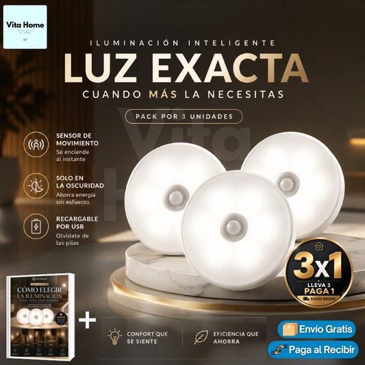 Luces Guardianas™ | Sistema inteligente de iluminación LED con sensor de movimiento