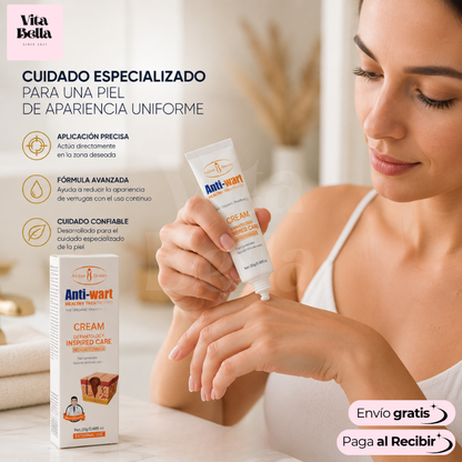 VerruStop™ | Crema Antiverrugas Eficiente