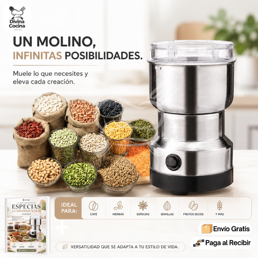 MoliCafé™ | Molinillo eléctrico para café y especias