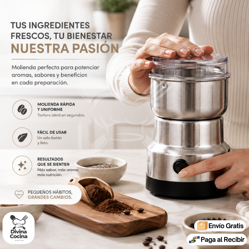 MoliCafé™ | Molinillo eléctrico para café y especias
