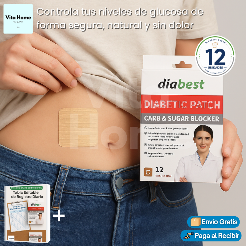 GlucoControl™ | Parche regulador de azúcar (12 días de control)