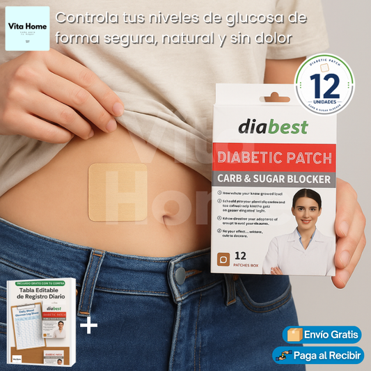 GlucoControl™ | Parche regulador de azúcar (12 días de control)