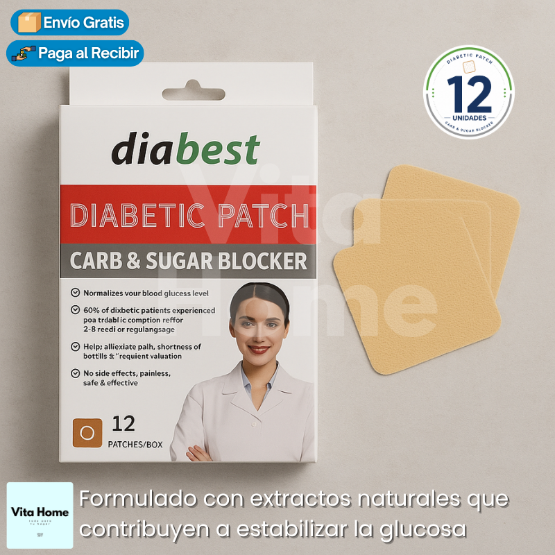 GlucoControl™ | Parche regulador de azúcar (12 días de control)