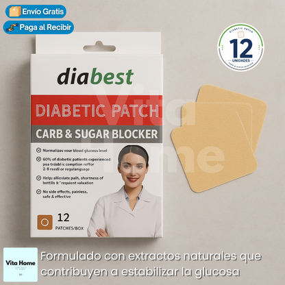 GlucoControl™ | Parche regulador de azúcar (12 días de control)
