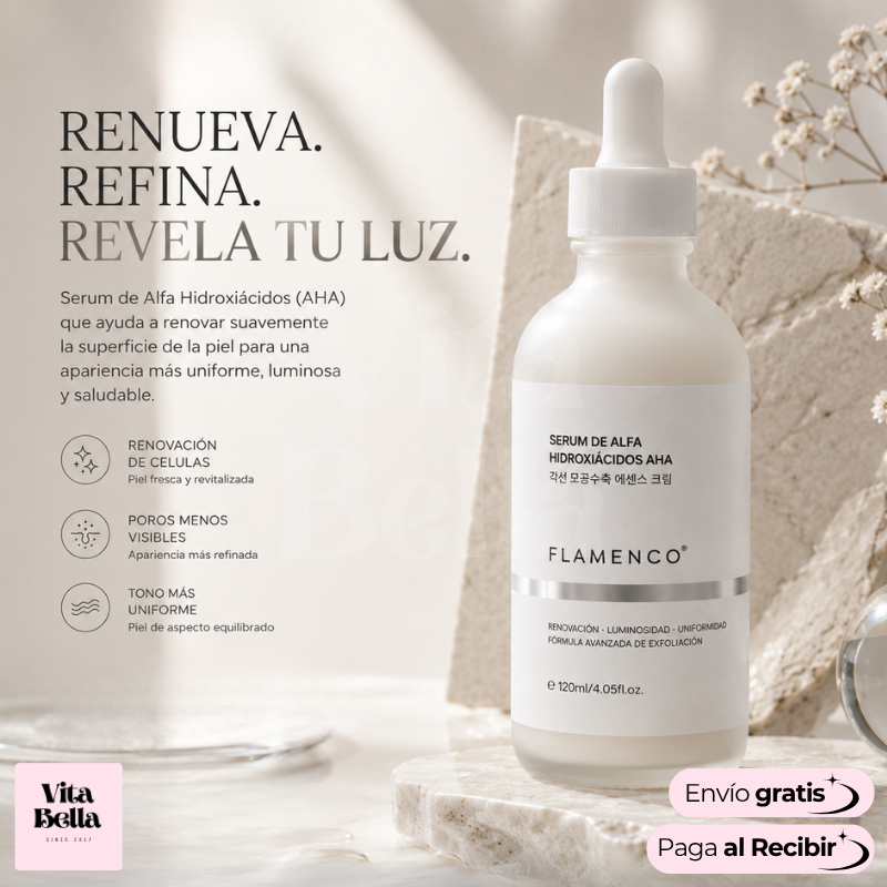 RenuevaSkin™ | Serum Facial con Alfa Hidroxiácidos
