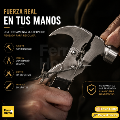 Martillo Tac Tol™ | Herramienta multifuncional compacta Tac Tol Multiherramienta 18 en1
