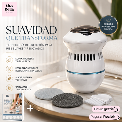 PiesSilk™ | Removedor de callos eléctrico recargable