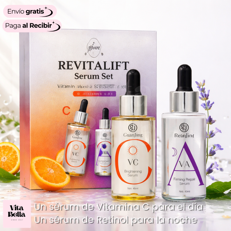 IllumiSkin™ Set | Sérum Facial de Día Vitamina C y Noche Retinol