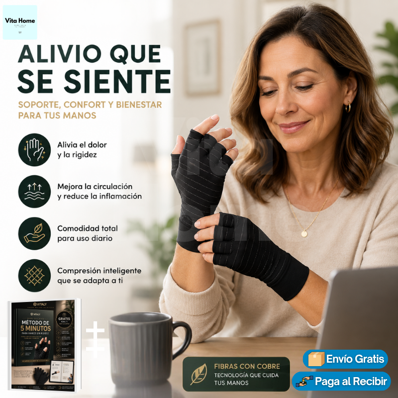 Manos Sin Dolor™ | Guantes de compresión para artritis