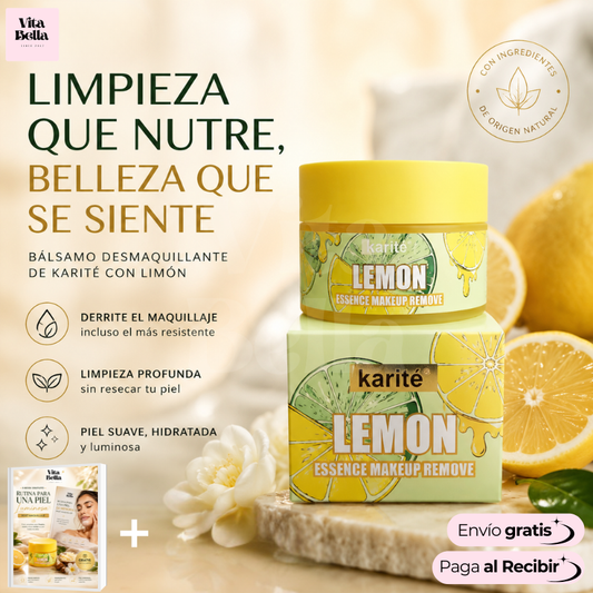 LimónKarité™ | Bálsamo desmaquillante en crema