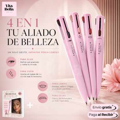 MiradaRosa™ | Delineador 4 en 1 + cápsulas de rosas (GRATIS)