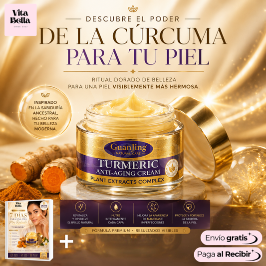 GoldenRadiance™ | Crema facial revitalizante a base de cúrcuma