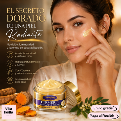 GoldenRadiance™ | Crema facial revitalizante a base de cúrcuma