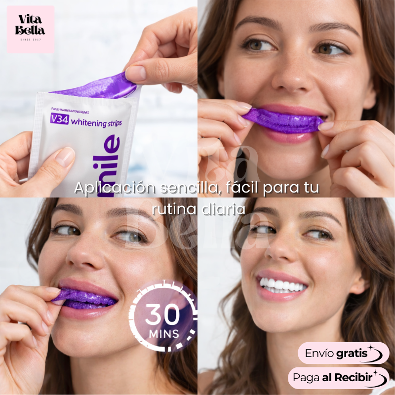 Sonrisa Blanca™ | Tiras blanqueadoras dentales