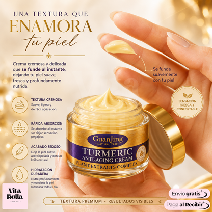 GoldenRadiance™ | Crema facial revitalizante a base de cúrcuma