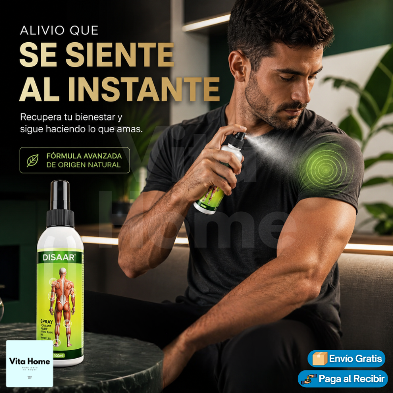 AlivioMuscle™ | Spray aliviador de dolor muscular