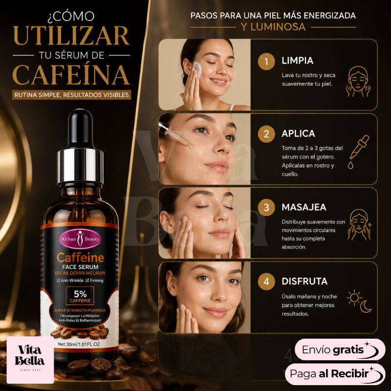 VitaCaff™| Serum Facial Hidratante con Cafeína