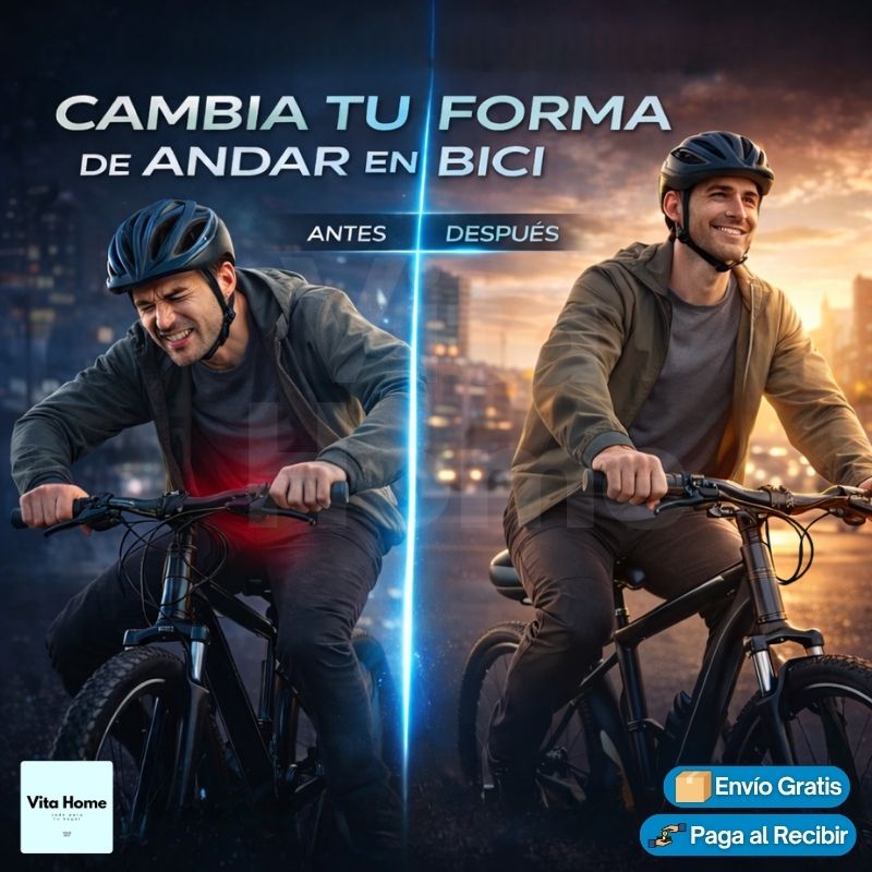 CojinGel BikePro™ | Almohadilla de gel para asiento de bicicleta
