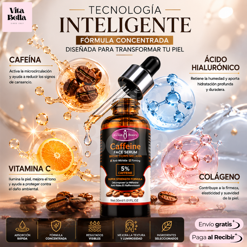 VitaCaff™| Serum Facial Hidratante con Cafeína