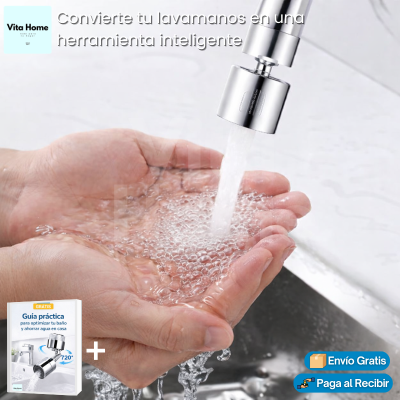 FlexiAqua™ | Extensión giratoria para grifos