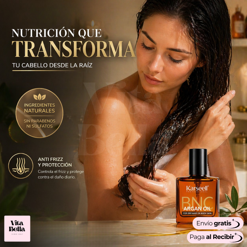RevitalizaTuCabello™| Serum capilar KARSEELL ARGAN OIL