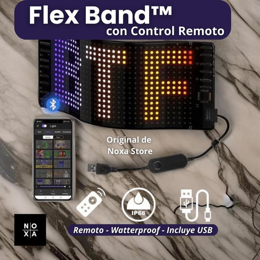 🚗FlexBand™ | Pantalla Flex LED + App (GRATIS) 📲