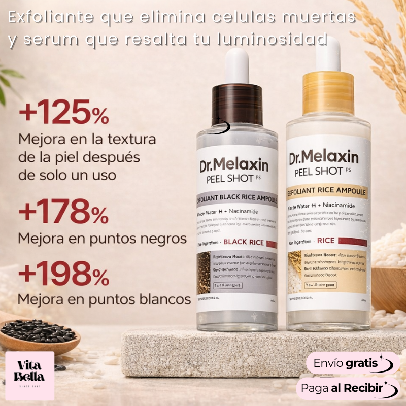 Glow Rice Ampoule™ | Kit Suero facial revitalizante