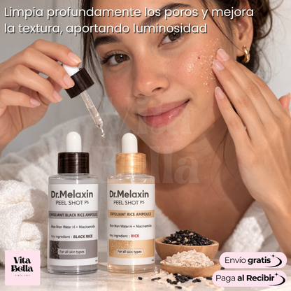 Glow Rice Ampoule™ | Kit Suero facial revitalizante