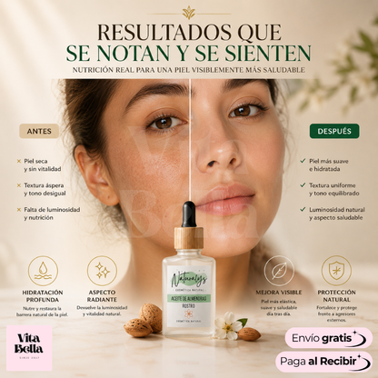 Almendralia™ | Aceite facial de almendras premium