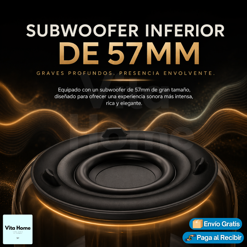 SonarBox™ | Parlante altavoz Bluetooth inalámbrico