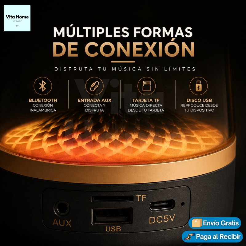 SonarBox™ | Parlante altavoz Bluetooth inalámbrico